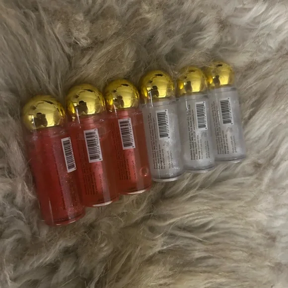 TRULY Lip Oil Set - Coral & Clear with Gold Caps ‼️6 count ‼️ - Picture 2 of 2